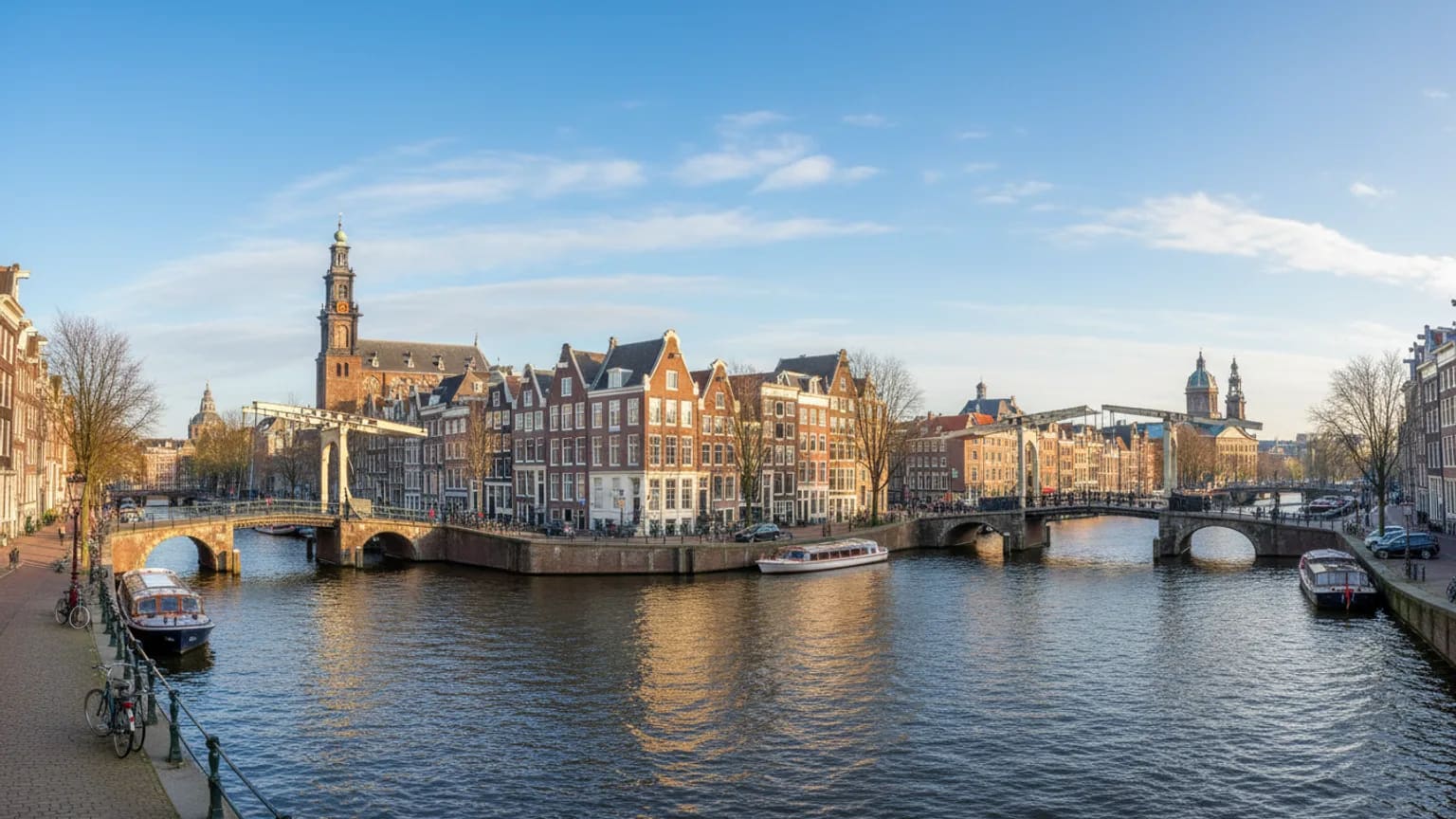 Vue panoramique de Amsterdam