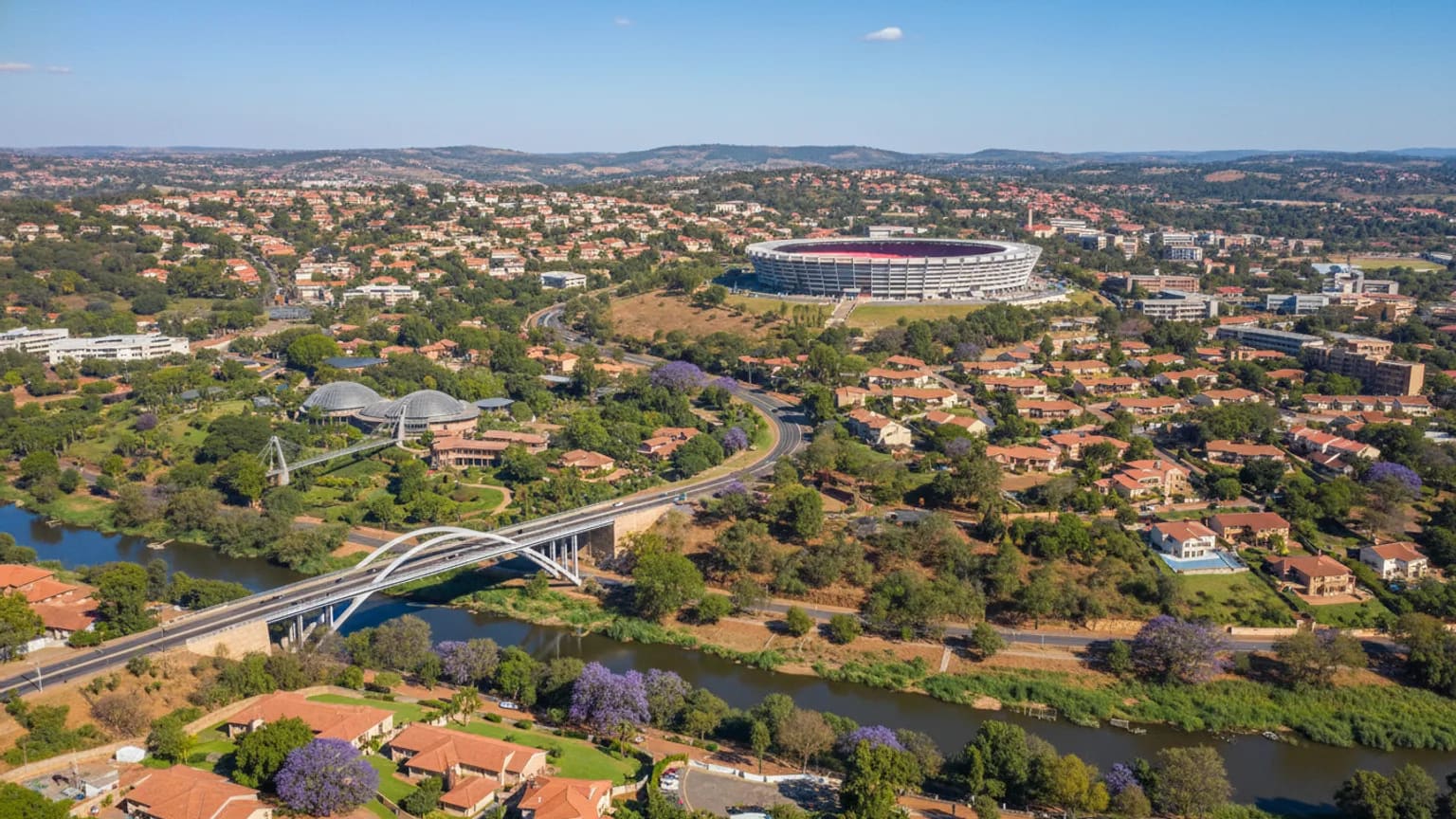 Vue panoramique de Nelspruit