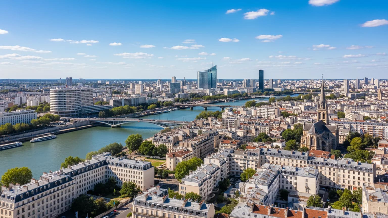 Vue panoramique de Issy-les-Moulineaux