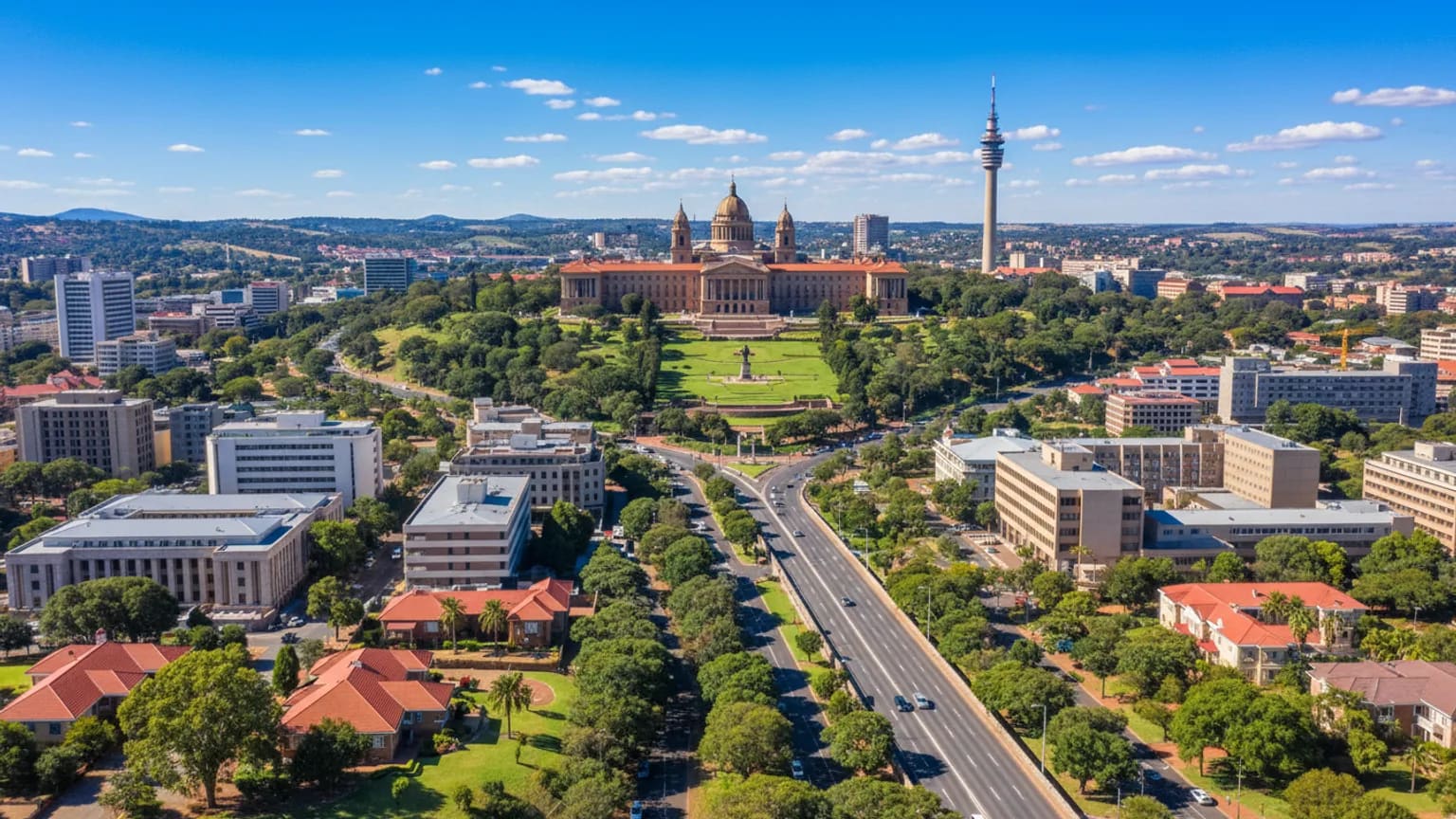 Vue panoramique de Pretoria