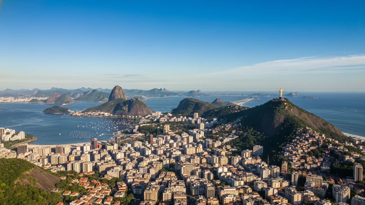 Vue panoramique de Rio de Janeiro